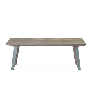 World InteriorsCordoba 48" Bench in Reclaimed Wood with Vintage Teal FinishZWCDBBN48Origins of Home