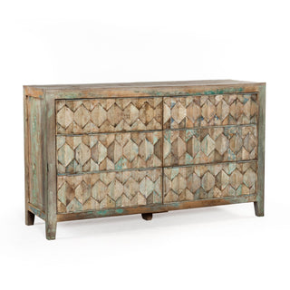 World InteriorsCordoba Dresser in Vintage Teal FinishZWCDBDR57Origins of Home