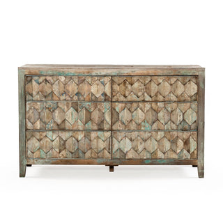 World InteriorsCordoba Dresser in Vintage Teal FinishZWCDBDR57Origins of Home