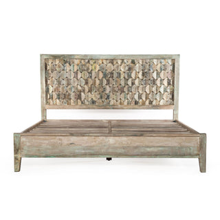 World InteriorsCordoba King Bed in Reclaimed Wood with Vintage Teal FinishZWCDBPBKOrigins of Home