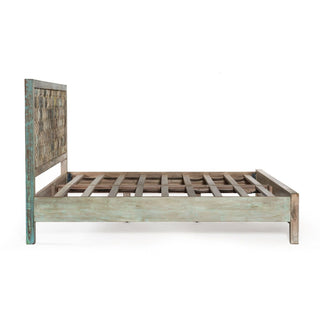 World InteriorsCordoba King Bed in Reclaimed Wood with Vintage Teal FinishZWCDBPBKOrigins of Home