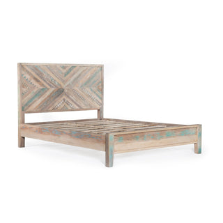 World InteriorsCordoba Queen Bed in Reclaimed Wood with Coastal Mist FinishZWCORMMPBQOrigins of Home