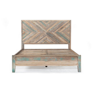 World InteriorsCordoba Queen Bed in Reclaimed Wood with Coastal Mist FinishZWCORMMPBQOrigins of Home