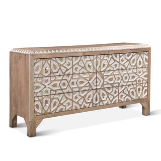 World InteriorsHaveli Geometric Carved DresserZWHADR61NWOrigins of Home