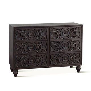 World InteriorsHaveli Hand - Carved Mango Wood Dresser in Vintage BrownZWHVLDRVBOrigins of Home