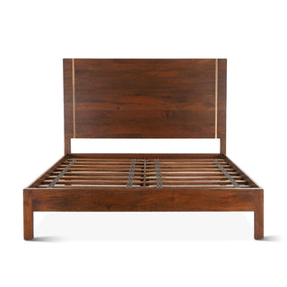 World InteriorsManhattan Retro Mid Century Acacia Wood Queen Platform BedZWMANPBQOrigins of Home