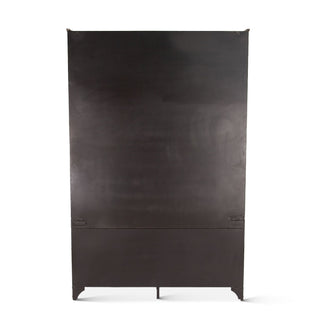 World InteriorsNeapolitan 56 in Iron and Glass Cabinet Matte BlackZWNEOGC56BLKOrigins of Home