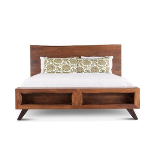 World InteriorsNottingham Acacia Wood Live Edge King Bed in Walnut FinishZWNTHM16Origins of Home