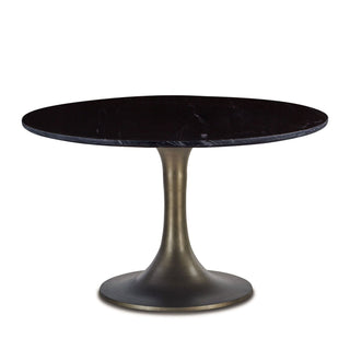 World InteriorsPalm Desert Dining Table in Black Marble with Bronze Tulip BaseZWPDBRZTULBLAOrigins of Home