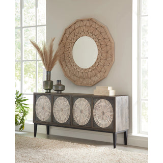 World InteriorsPalm Desert Modern Bone Inlay Sideboard in Vintage GrayZWPDMSBVGOrigins of Home