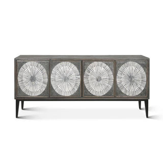 World InteriorsPalm Desert Modern Bone Inlay Sideboard in Vintage GrayZWPDMSBVGOrigins of Home