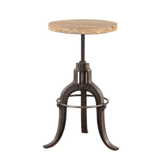 World InteriorsPaxton 16" Reclaimed Wood Adjustable Stool Oiled TeakZWPAXSTL16OTOrigins of Home