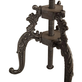 World InteriorsRegina Brown Reclaimed Teak and Cast Iron Adjusting StoolZWRGRSTLOrigins of Home