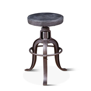 World InteriorsSterling Height Adjustable Bar stool in Black LeatherZWSTLSLBLOrigins of Home