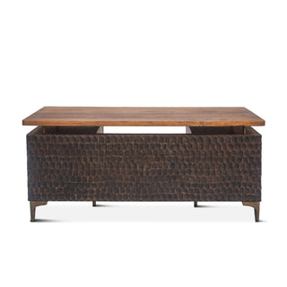 World InteriorsVallarta Office Desk in Mango Wood with Two Tone FinishZWSCOD66TTOrigins of Home