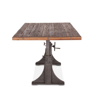 World InteriorsWelles 84 - Inch Adjustable Reclaimed Teak Wood Dining TableZWMFDT84Origins of Home