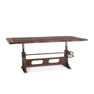 World InteriorsWelles 84 - Inch Adjustable Reclaimed Teak Wood Dining TableZWMFDT84Origins of Home