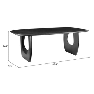 Zuo ModernZuo Modern | Arasan Dining Table Black110223Aloha Habitat