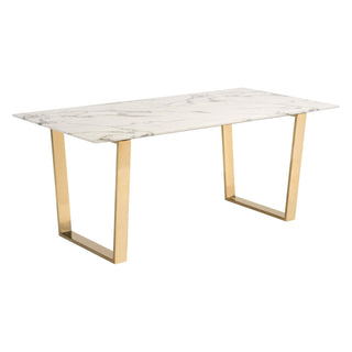 Zuo ModernZuo Modern | Atlas Dining Table White & Gold100652Aloha Habitat