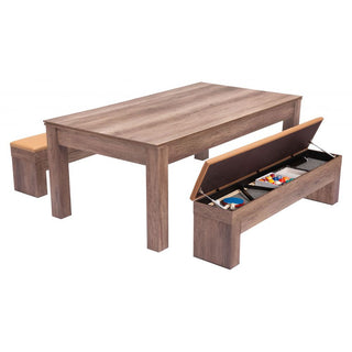 Zuo ModernZuo Modern | Bonker 3 in 1 Table Brown109496Aloha Habitat