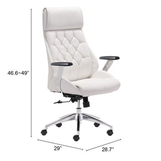 Zuo ModernZuo Modern | Boutique Office Chair White205891Aloha Habitat