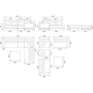 Zuo ModernZuo Modern | Bridgehampton Sofa White704045Aloha Habitat