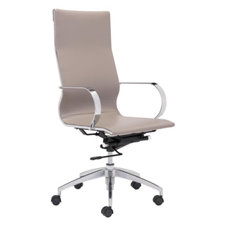 Zuo ModernZuo Modern | Glider High Back Office Chair Taupe100373Aloha Habitat