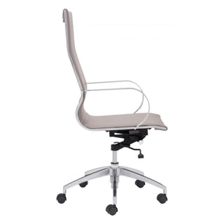 Zuo ModernZuo Modern | Glider High Back Office Chair Taupe100373Aloha Habitat