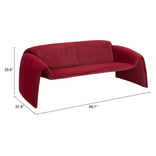 Zuo ModernZuo Modern | Horten Sofa Red110028Aloha Habitat