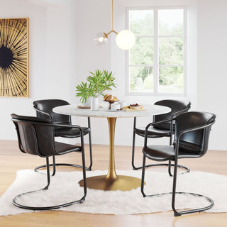 Zuo ModernZuo Modern | Ithaca Dining Table White & Gold101845Aloha Habitat
