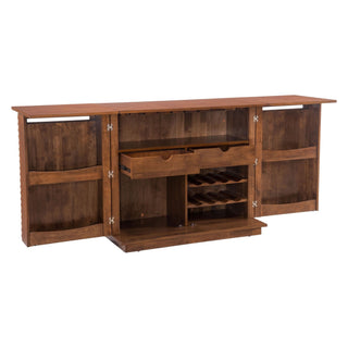 Zuo ModernZuo Modern | Linea Bar Cabinet Walnut100670Aloha Habitat