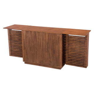 Zuo ModernZuo Modern | Linea Bar Cabinet Walnut100670Aloha Habitat