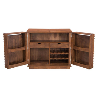 Zuo ModernZuo Modern | Linea Bar Cabinet Walnut100670Aloha Habitat