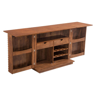 Zuo ModernZuo Modern | Linea Bar Cabinet Walnut100670Aloha Habitat