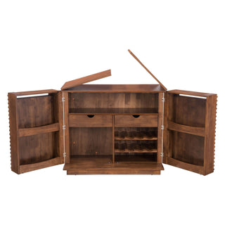 Zuo ModernZuo Modern | Linea Bar Cabinet Walnut100670Aloha Habitat