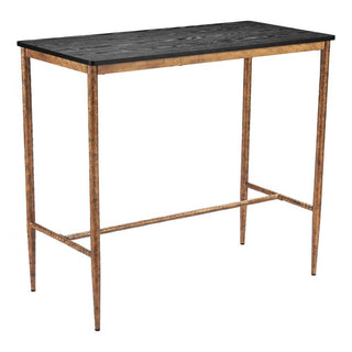 Zuo ModernZuo Modern | Nida Bar Table Black & Bronze109970Aloha Habitat