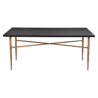 Zuo ModernZuo Modern | Nida Dining Table Black & Bronze109957Aloha Habitat