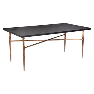 Zuo ModernZuo Modern | Nida Dining Table Black & Bronze109957Aloha Habitat