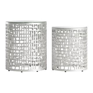 Zuo ModernZuo Modern | Reden Side Table Set (2-Piece) Silver110153Aloha Habitat