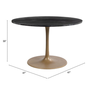 Zuo ModernZuo Modern | Taj Dining Table Black & Gold109095Aloha Habitat