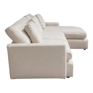 Diamond SofaArcadia 2PC Reversible Chaise Sectional w/ Feather Down Seating in Cream Fabric by Diamond Sofa - ARCADIACM2PCARCADIACM2PCAloha Habitat