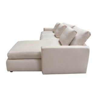 Diamond SofaArcadia 2PC Reversible Chaise Sectional w/ Feather Down Seating in Cream Fabric by Diamond Sofa - ARCADIACM2PCARCADIACM2PCAloha Habitat