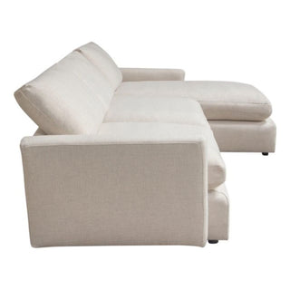 Diamond SofaArcadia 2PC Reversible Chaise Sectional w/ Feather Down Seating in Cream Fabric by Diamond Sofa - ARCADIACM2PCARCADIACM2PCAloha Habitat