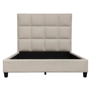 Diamond SofaDevon Grid Tufted Eastern King Bed in Sand Fabric by Diamond Sofa - DEVONEKBEDSDDEVONEKBEDSDAloha Habitat