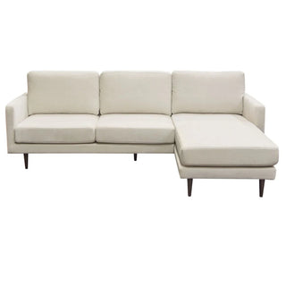 Diamond SofaKelsey Reversible Chaise Sectional in Cream Fabric by Diamond Sofa - KELSEYSECMKELSEYSECMAloha Habitat