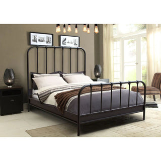 Diamond SofaMateo Rust Brown Powder Coat Metal Eastern King Bed by Diamond Sofa - MATEORBEKBEDMATEORBEKBEDAloha Habitat