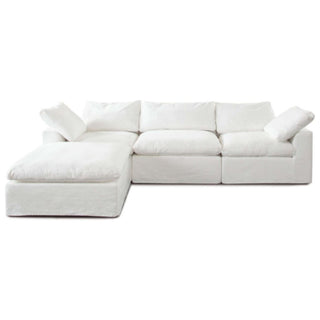 Diamond SofaWillow 4PC Modular Reversible Chaise Sectional in White Linen Fabric by Diamond Sofa - WILLOW2SC1AC1OTWHWILLOW2SC1AC1OTWHAloha Habitat