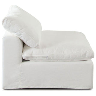 Diamond SofaWillow Armless Chair in White Linen Fabric by Diamond Sofa - WILLOWACWHWILLOWACWHAloha Habitat