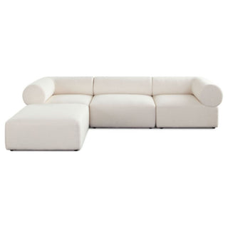 Diamond SofaZia 4PC Modular Reversible Chaise Sectional in Ivory Sherpa Fabric by Diamond Sofa - ZIA2SC1AC1OTIVZIA2SC1AC1OTIVAloha Habitat