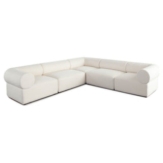 Diamond SofaZia 5PC Corner Sectional in Ivory Sherpa Fabric by Diamond Sofa - ZIA3SC2ACIVZIA3SC2ACIVAloha Habitat